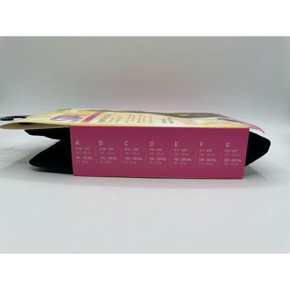 SPANX Star Power Diamond Daze Center Stage Patterned Shaping Tights Black Size A - Picture 3 of 3